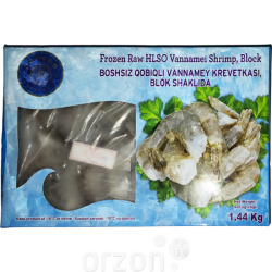 Креветки  "Barkas" 21/25 (во льду) без головы 1.44 кг чистый вес