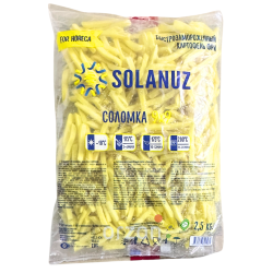 Картофель фри "Solanuz"  9*9мм Замороженные  2,5 кг