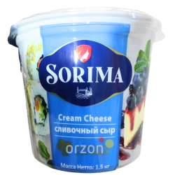 Сыр сливочный "Sorima" Кремчиз 1.5 кг